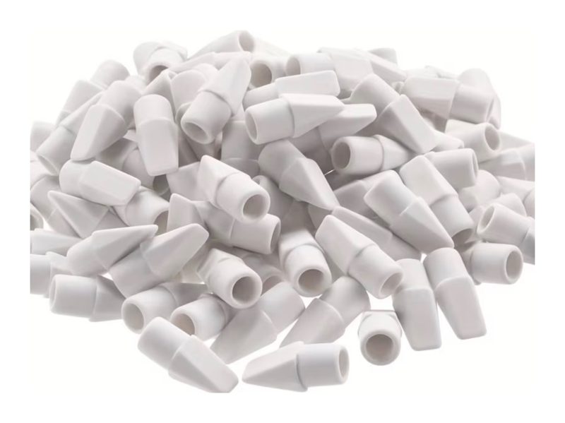Pencil cap erasers